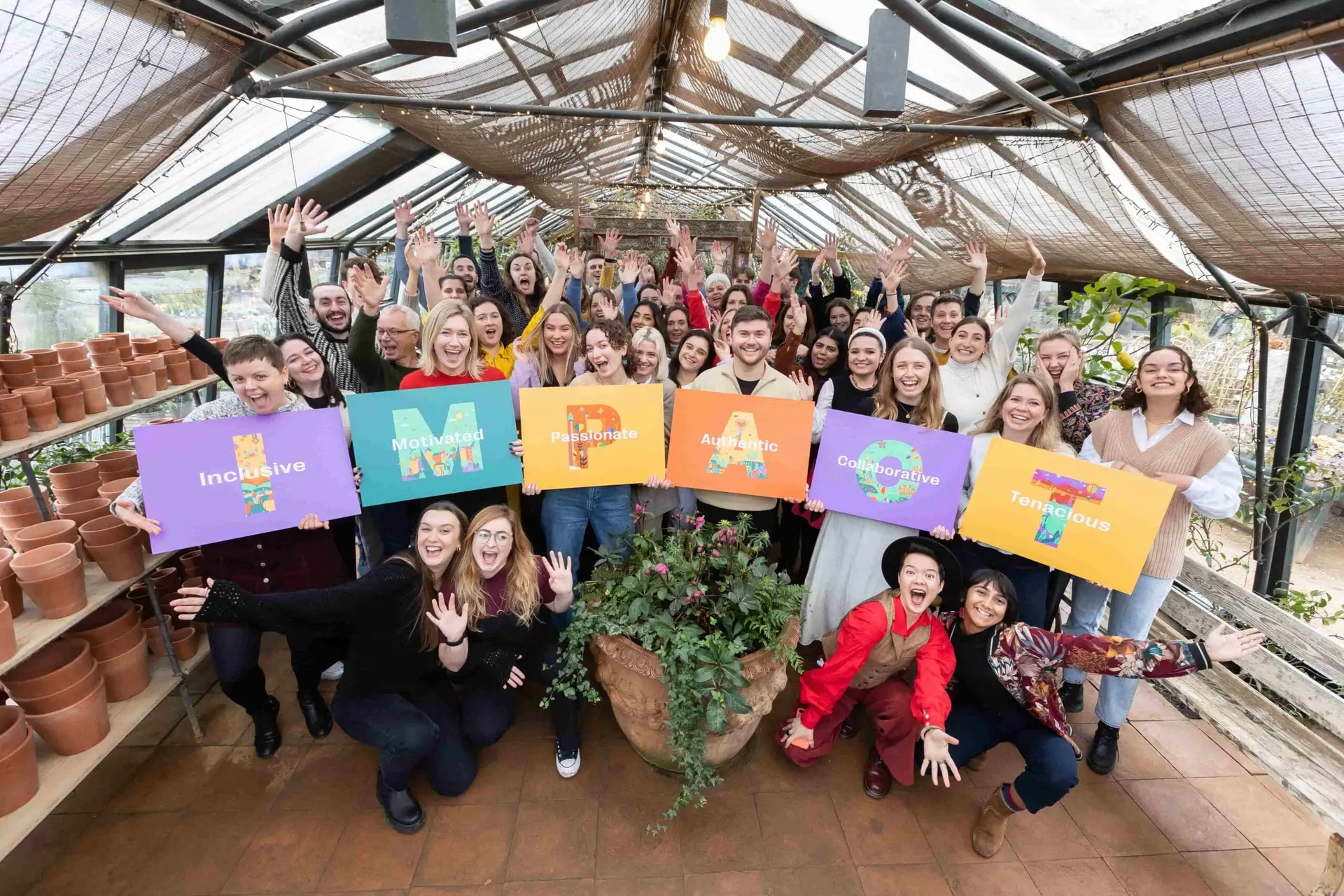 The Greenhouse team celebrating together