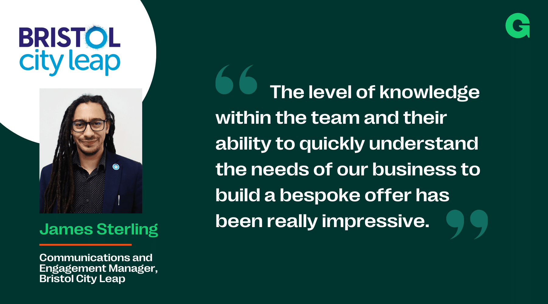 Client quote on working with Greenhouse Communications