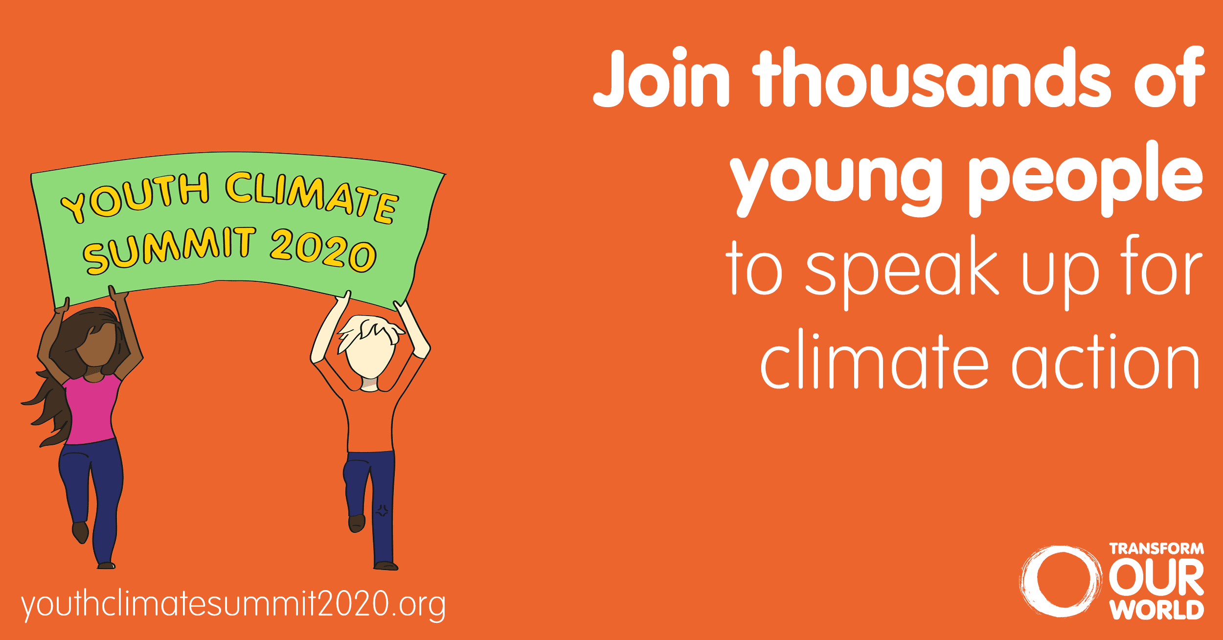 Join thousands of young people to speak up for climate action - Youth Climate Summit