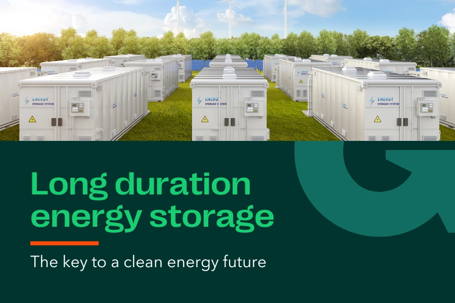Long duration energy storage: the key to a clean energy future blog promo image