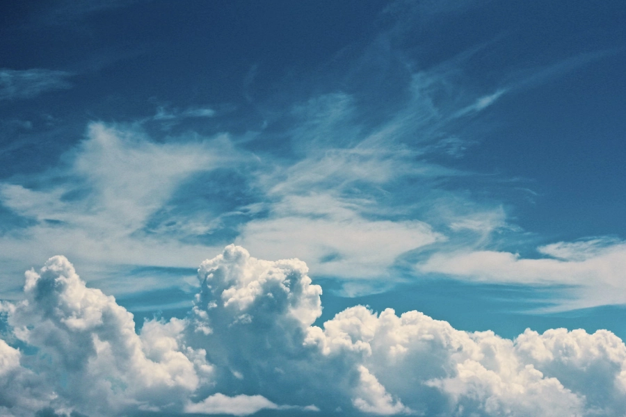Why we have taken the decision to leave X. Image displays a blue sky with clouds.